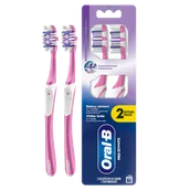 Szczoteczki do zębów - Oral-B Pro-3D White, szczoteczka do zębów, średnia, 2 sztuki - miniaturka - grafika 1