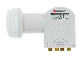 Opticum Quad LNB  LQP 04H  pozłacane styki (Full HD, 3d) LQP-04H - Konwertery satelitarne - miniaturka - grafika 1