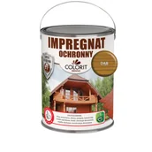 Farby i impregnaty do drewna - Impregnat ochronny Dąb 4,5 l Colorit Drewno - miniaturka - grafika 1