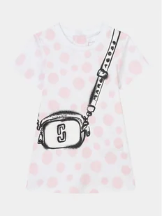 Marc Jacobs Sukienka codzienna W60146 M Écru Regular Fit - Sukienki i spódniczki dla dziewczynek - miniaturka - grafika 1