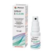 Akcesoria do soczewek kontaktowych - Środek do czyszczenia soczewek twardych Menicon Spray & Clean - 15 ml - miniaturka - grafika 1