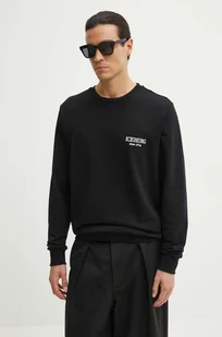 Iceberg bluza bawełniana męska kolor czarny z aplikacją E011 6300 - Bluzy męskie - miniaturka - grafika 1