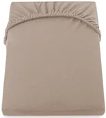 Prześcieradła - DecoKing DecoKing  Prześcieradło Jersey - Amber - Cappuccino 240x220 cm - miniaturka - grafika 1