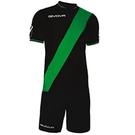 Zestawy męskiej odzieży sportowej - Givova, kit plate wielokolorowa czarny/zielony L - miniaturka - grafika 1
