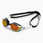 Maski do nurkowania - Okulary do pływania arena Cobra Edge Swipe MR gold/white/black - miniaturka - grafika 1