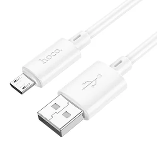 Kabel USB A do Micro USB Hoco 2,4A 2 m X88 biały - Kable USB - miniaturka - grafika 1