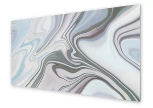 Panel kuchenny HOMEPRINT Szary płynny marmur 125x50 cm - Dekoracje domu - miniaturka - grafika 1
