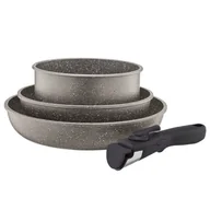 Zestawy garnków i patelni - Garnek 2 Patelnie Z Odpinaną Rączką Ambition Gold - miniaturka - grafika 1