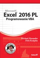 Programowanie - Helion Excel 2016 PL. Programowanie w VBA. Vademecum Walkenbacha - miniaturka - grafika 1