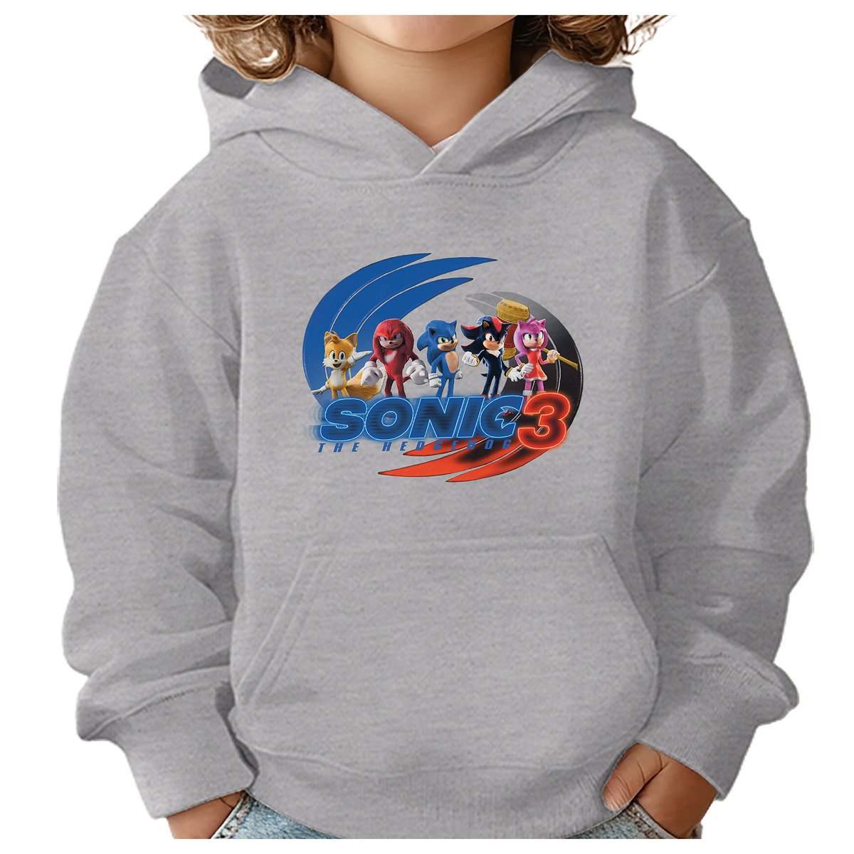 BLUZA DZIECIĘCA SONIC 3 122-128 CHŁOPIĘCA DZIEWCZĘCA PREZENT