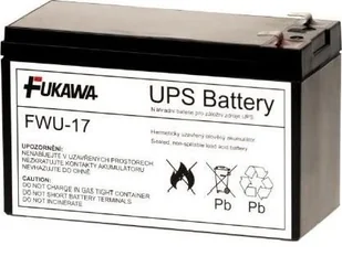 Fukawa Akumulator FWU 12V/9Ah FWU-17 - Baterie do zasilaczy awaryjnych UPS - miniaturka - grafika 1