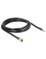 Złącza, przejściówki, adaptery - Delock Wtyczka Hf N > Rp-Sma 3 M Cfd400 Low Loss - miniaturka - grafika 1