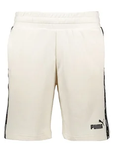 Puma Szorty "C+ PMA ESS+" w kolorze kremowym - Spodenki męskie - miniaturka - grafika 1