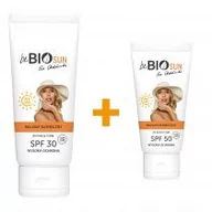 Balsamy i kremy do opalania - beBIO Ewa Chodakowska Zestaw balsamów słonecznych do twarzy i ciała Sun SPF30 + Sun SPF50 150 ml + 75 ml - miniaturka - grafika 1