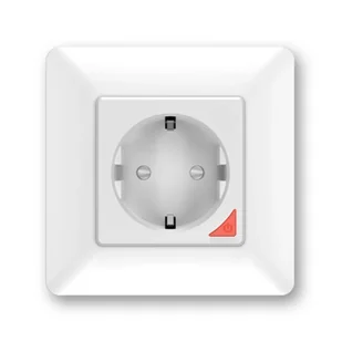 Extralink Smart Life Wall Socket Set Pro Zestaw inteligentne gniazdko + ramka Kolor Biały, 230V, WiFi - Akcesoria do monitoringu - miniaturka - grafika 1
