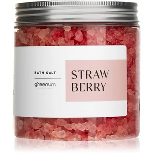 Greenum Strawberry sól do kąpieli 600 g - Kosmetyki do kąpieli - miniaturka - grafika 1