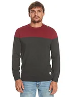Swetry męskie - Quiksilver Kardigan męski czerwony S - miniaturka - grafika 1