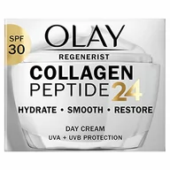 Kremy do twarzy - Olay Collagen Peptide24 Krem do Twarzy Na Dzień Z Kolagenem I Witaminą B3 + Ochrona SPF 30, 50 ml - miniaturka - grafika 1