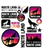 Pasmanteria - Naplamki Wilki - naprasowywanki na ubranie - miniaturka - grafika 1