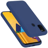 Etui i futerały do telefonów - Pokrowiec Do Samsung Galaxy M21 / M30s Etui w LIQUID NIEBIESKI TPU Silikon Case Cover Obudowa Ochronny Cadorabo - miniaturka - grafika 1