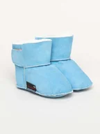 Buciki dla niemowląt - kitz pichler Kozaki w kolorze błękitnym z wełny jagnięcej - miniaturka - grafika 1