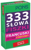 Książki do nauki języka francuskiego - Pons 333 Słowa Fiszki Francuski Zestaw startowy - LektorKlett - miniaturka - grafika 1