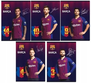 Astra Zeszyt A5 32k kratka FC Barcelona 7 - Artykuły biurowe - miniaturka - grafika 1