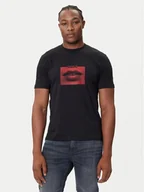 Koszulki męskie - HUGO T-Shirt Deterni 50544496 Czarny Regular Fit - miniaturka - grafika 1