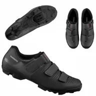 Buty rowerowe - Shimano, Buty sportowe, SHIMANO MTB XC1 SH, XC100 czarne, rozmiar 47 - miniaturka - grafika 1
