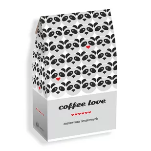 Coffee love zestaw kaw – prezent upominek dla zakochanych z kawą aromatyzowana smakową  10x10g - Cappuccino i kawy smakowe - miniaturka - grafika 1
