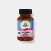 Suplementy naturalne - Organic India Šatavari 60 kapslí - miniaturka - grafika 1