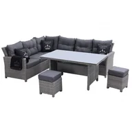 Pozostałe meble ogrodowe - HAVANNA COMBI - narożnik ogrodowy z rattanu - miniaturka - grafika 1