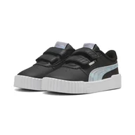 Odzież sportowa dziecięca - Sneakersy Carina 3.0 Space Belle dla małych dzieci PUMA Black Cool Blue - miniaturka - grafika 1