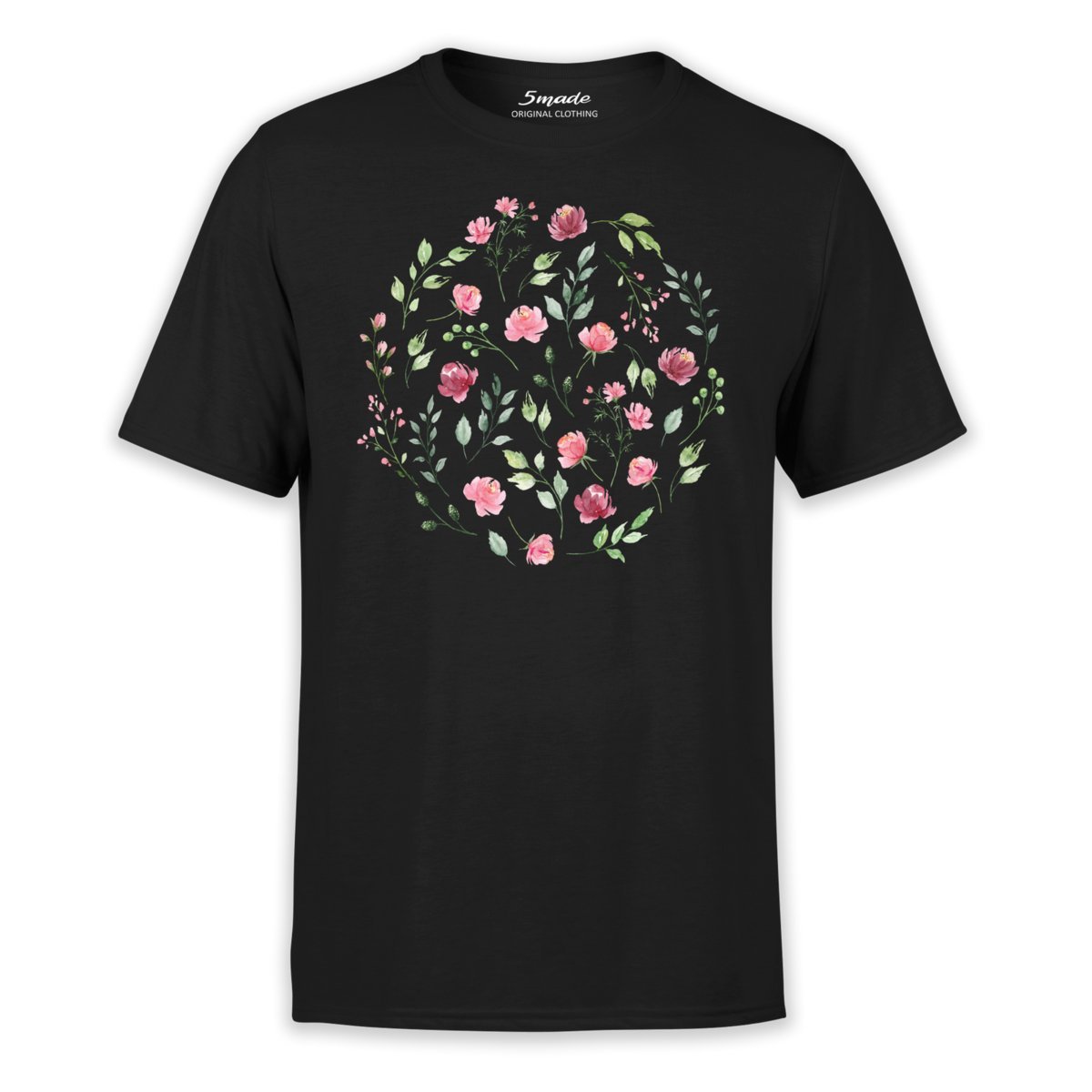 Koszulka z nadrukiem polne kwiaty M 5made