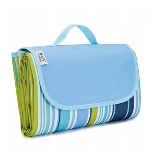 Ecarla Mata plażowa koc piknikowy piaskoodporny 145x200cm, wodoodporny XXL MATA01WZ9 - Koce piknikowe - miniaturka - grafika 2