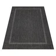 Dywany zewnętrzne - Dywan zewnętrzny Relax ramka czarny 120 cm x 170 cm - miniaturka - grafika 1