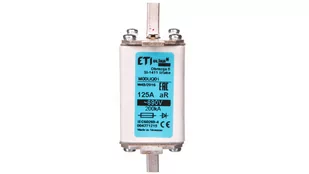 ETI Wkładka-topikowa-ultraszybka-M00UQ01-125A-690V 4371215 - Bezpieczniki elektryczne - miniaturka - grafika 1