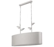 Lampy sufitowe - Żyrandol na łańcuchu NOEMI 2xE27/60W/230V srebrne - miniaturka - grafika 1