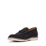 Klapki i japonki męskie - Clarks Męskie klapki Atticus LTSlipper, granatowe (Navy Suede), 39,5 EU, Navy Suede, 39.5 EU - miniaturka - grafika 1