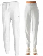 Dresy damskie - 4F DAMSKIE SPODNIE DRESOWE BAWEĹNA / rozm L - miniaturka - grafika 1