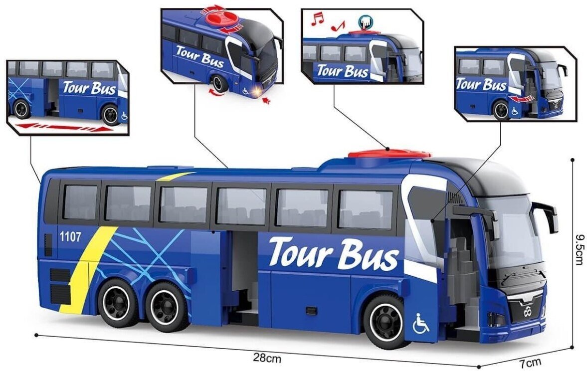 Autobus ze światłem i dźwiękiem