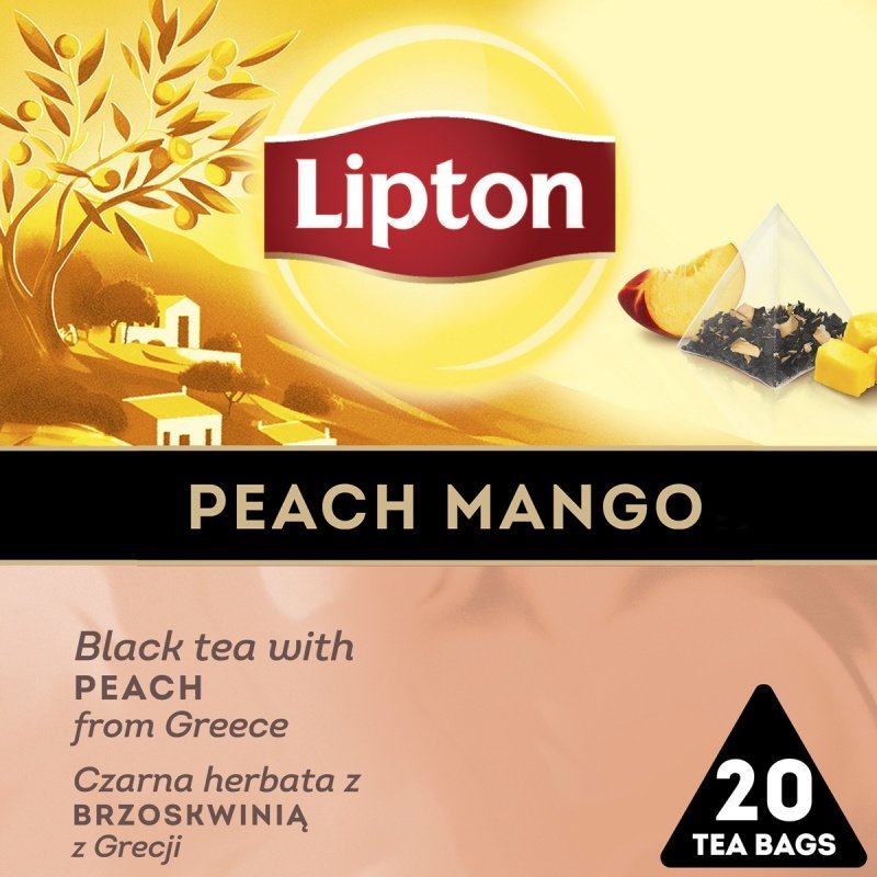 Herbata LIPTON PIRAMIDKI [20] brzoskwinia mango
