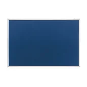 Tablice i flipcharty - MAGNETOPLAN Tablica tekstylna 90x60cm ALU RAMA NIEBIESKI 1490003 - miniaturka - grafika 1