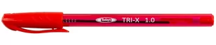 Długopis Today''s Tri X Color czerwony - Długopisy - miniaturka - grafika 1