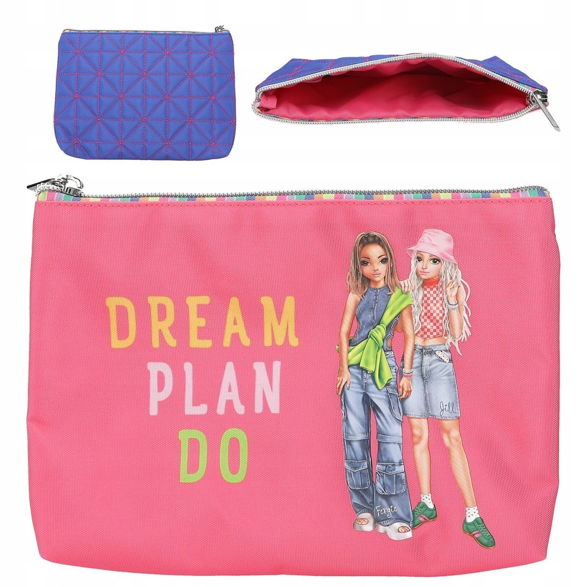 PIÓRNIK SASZETKA KOSMETYCZKA JOY RÓŻOWA DREAM PLAN DO TOP MODEL
