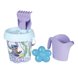 Wiaderko dla dzieci z akcesoriami zabawka Stitch Smoby - Place zabaw - miniaturka - grafika 1