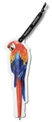 Zakładki do książek - Bookmarks Pens zakładka długopis - papuga - IF - miniaturka - grafika 1
