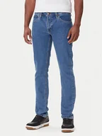 Spodnie męskie - Lee Jeansy Daren 112371200 Niebieski Straight Fit - miniaturka - grafika 1