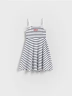 Sukienki i spódniczki dla dziewczynek - Reserved - Sukienka na ramiączkach - biały - miniaturka - grafika 1