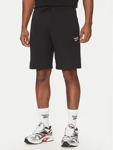 Reebok Szorty sportowe 100221791 Czarny Regular Fit - Spodenki męskie - miniaturka - grafika 1
